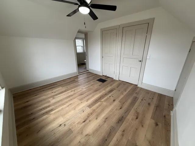 wooden floor in an empty room