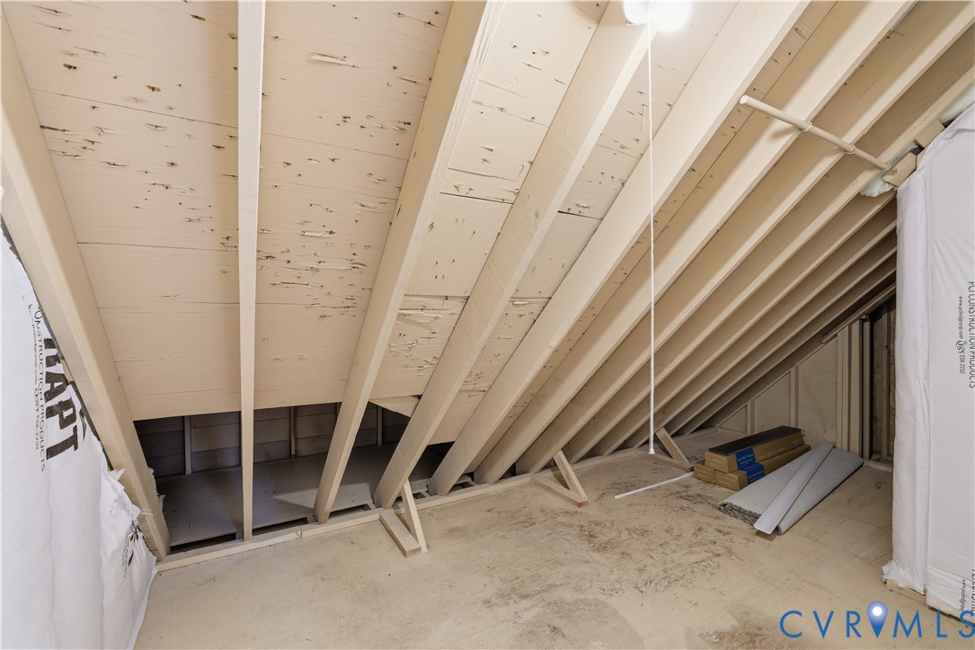 1312 Oldbury Road Midlothian, VA 23113 - Photo 29 of 35 Unfinished attic with a heating unit