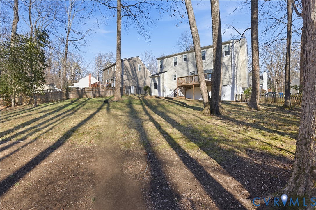 1312 Oldbury Road Midlothian, VA 23113 - Photo 33 of 35 View of yard with a deck