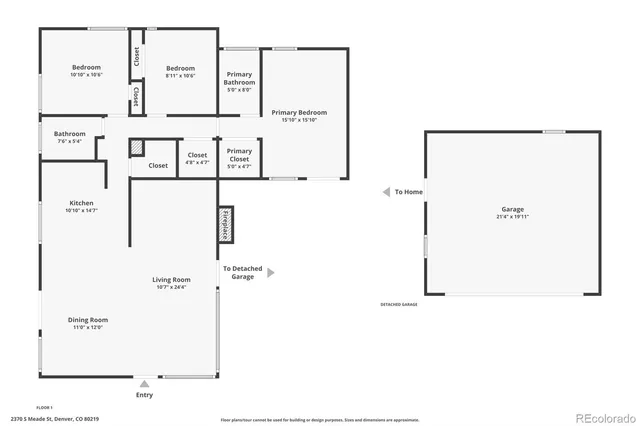 $575,000 | 2370 South Meade Street, Denver, CO 80219