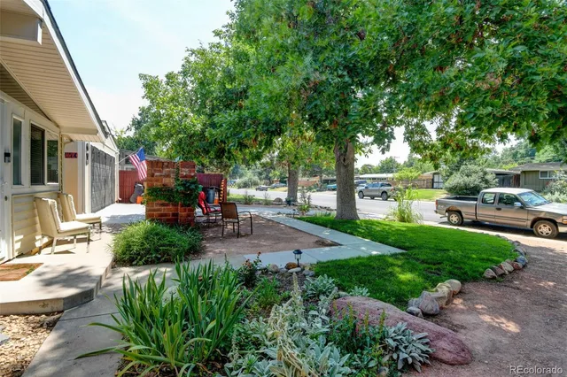 a view of outdoor space yard deck patio and swimming pool