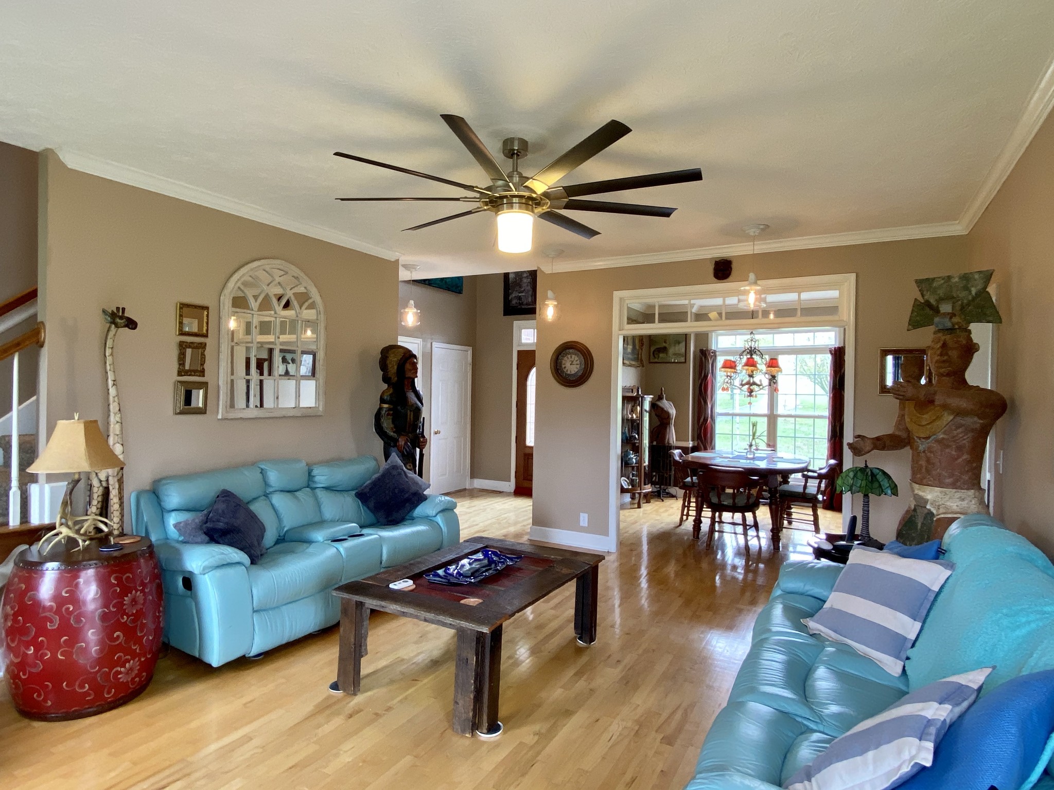 412 Ranch Road Portland, TN 37148 - Photo 3 of 35 a living room with furniture kitchen view and a large window