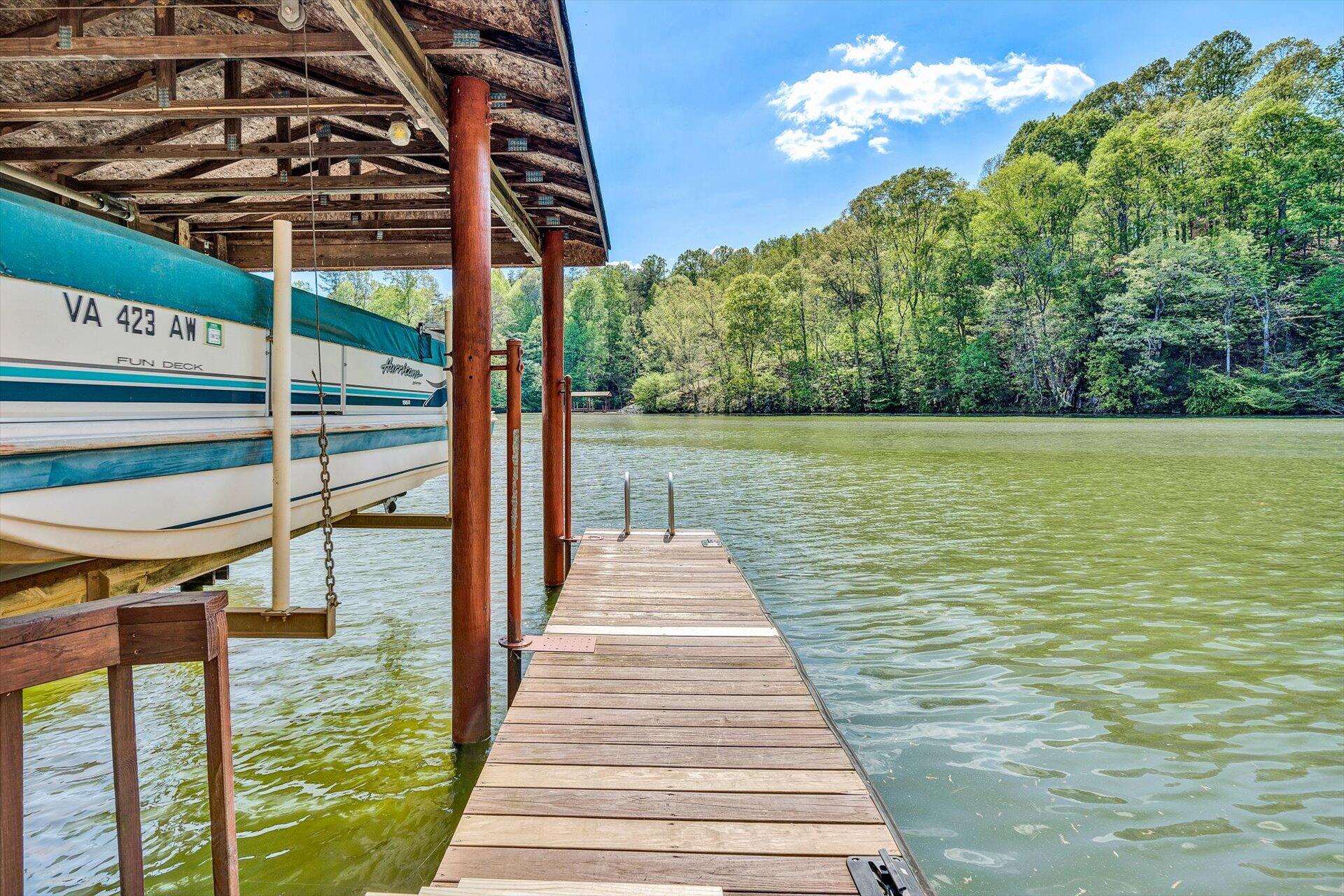 2339 Navigation Point Goodview, VA 24095 - Photo 43 of 49 a view of a balcony with lake view and a ocean view