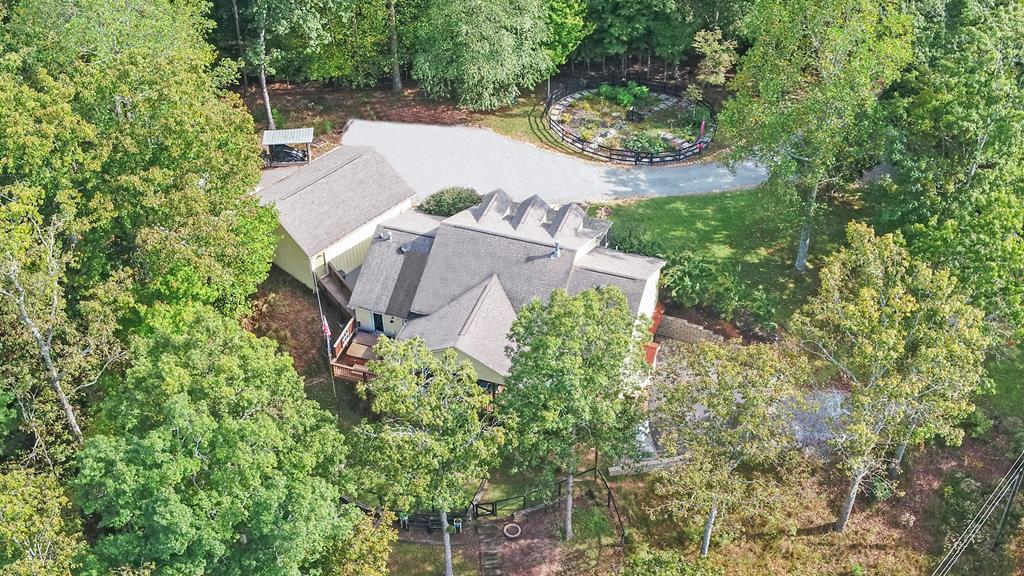 280 Cherokee Court Ellijay, GA 30540 - Photo 64 of 73 an aerial view of a house with garden space and street view