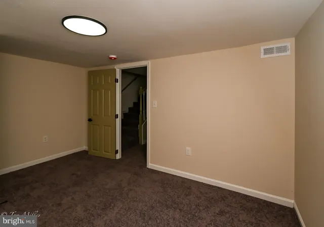 a view of empty room