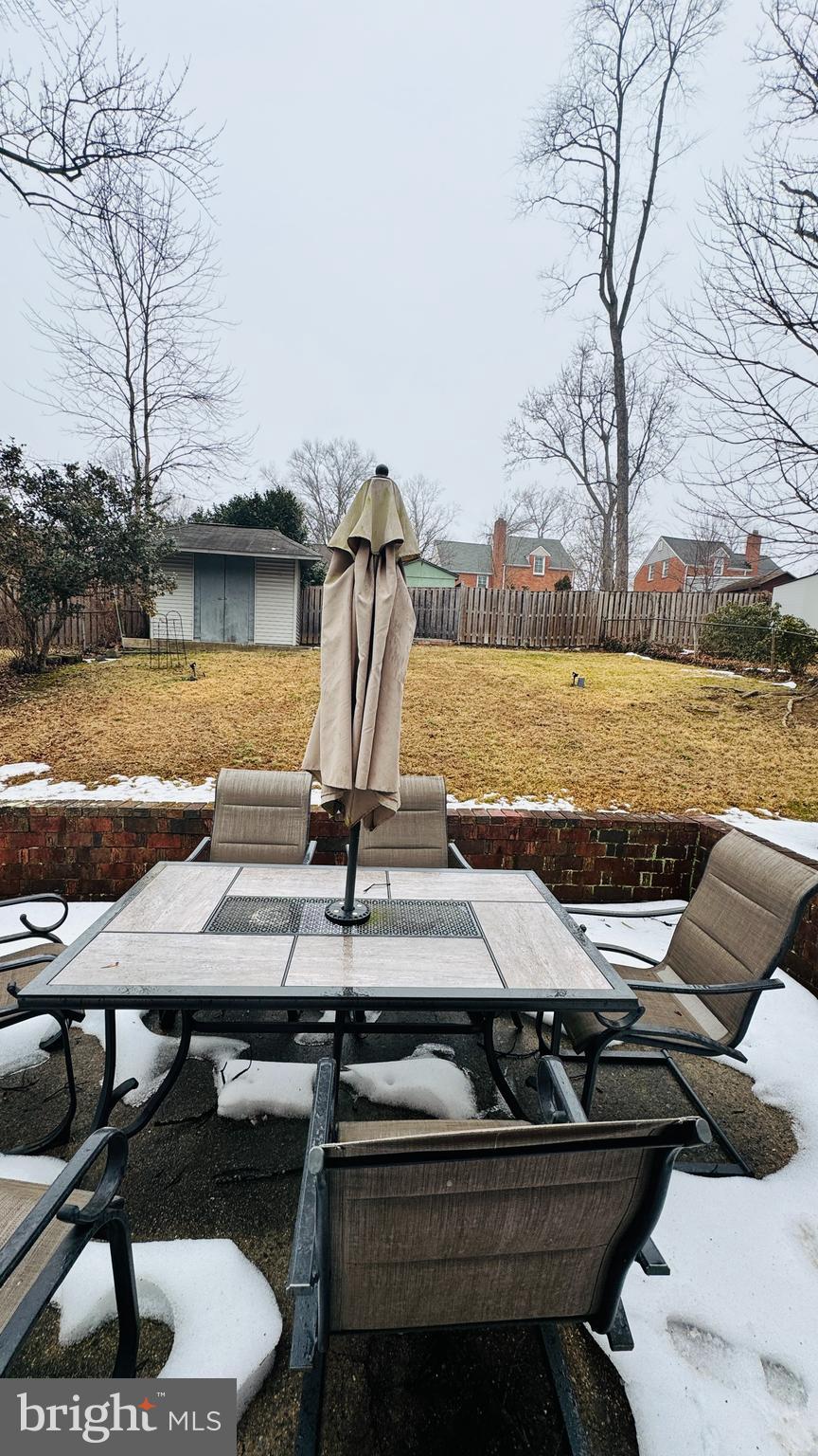 1111 Dennis Avenue Silver Spring, MD 20901 - Photo 44 of 55 Patio and view of storage shed