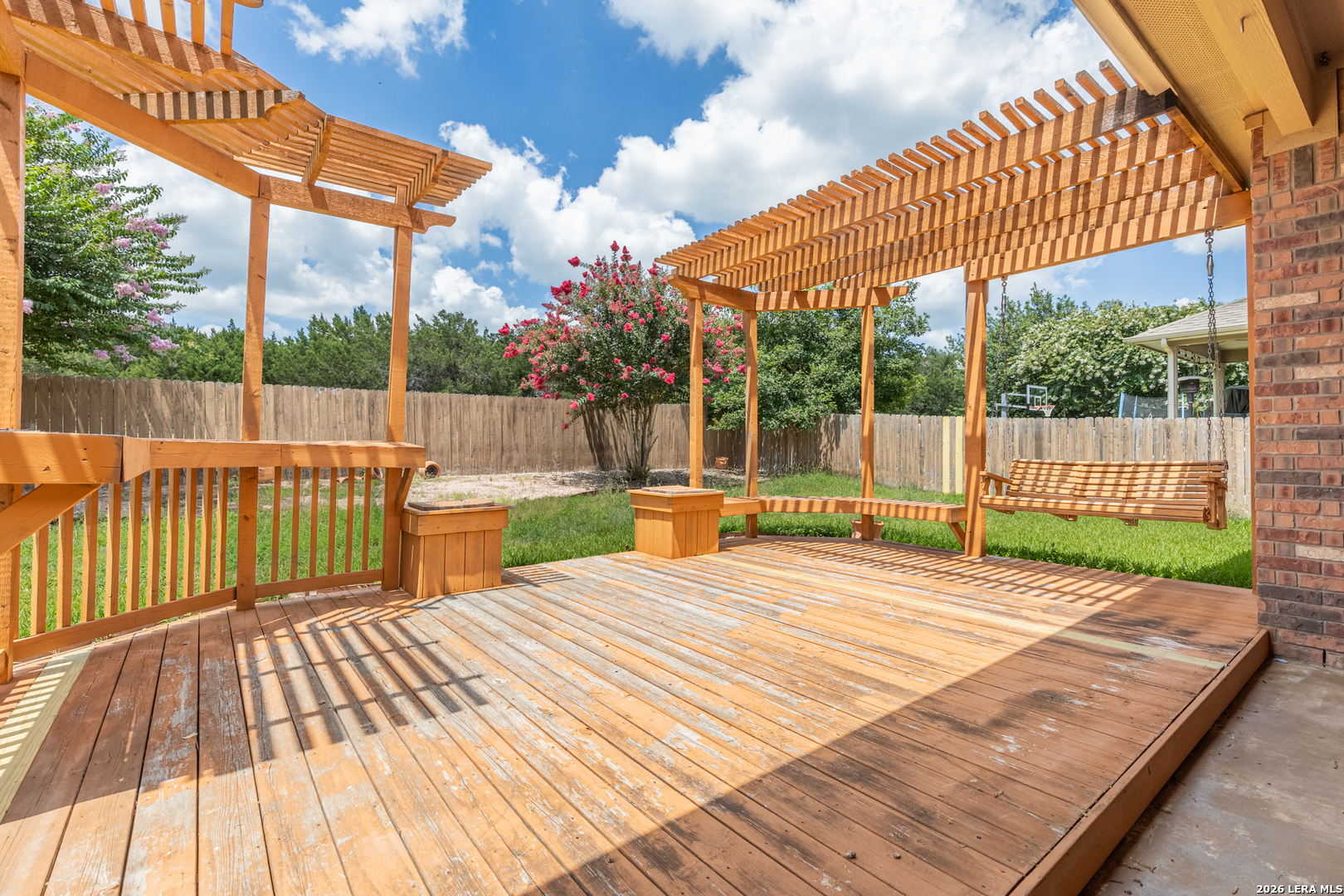 8103 Mystic Chase Boerne, TX 78015 - Photo 41 of 49 a view of a patio with a table chairs and a patio