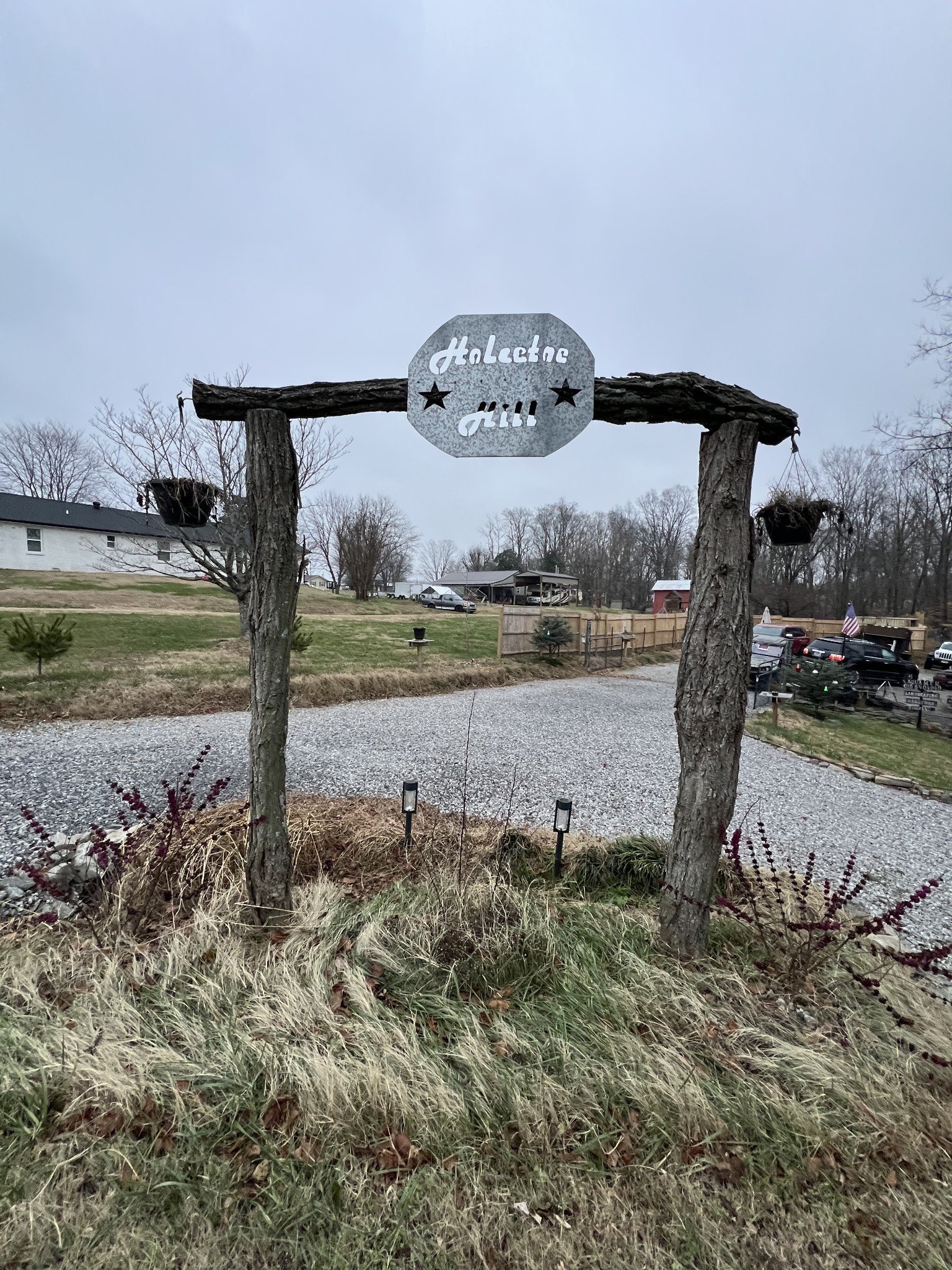 75 New Harmony Road Lafayette, TN 37083 - Photo 2 of 45 a view of a yard in the back of a house