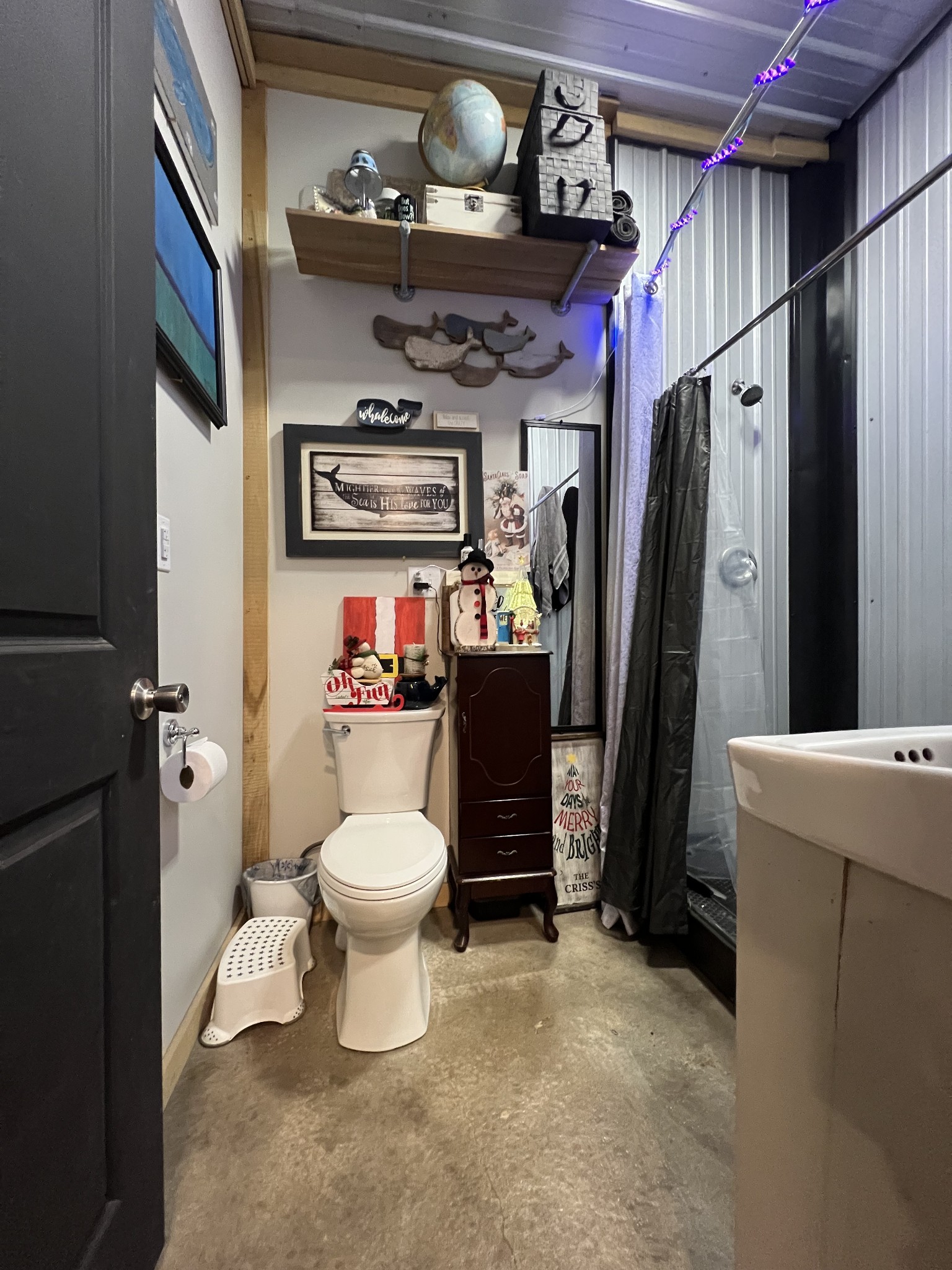 75 New Harmony Road Lafayette, TN 37083 - Photo 21 of 45 a bathroom with a toilet and a shower