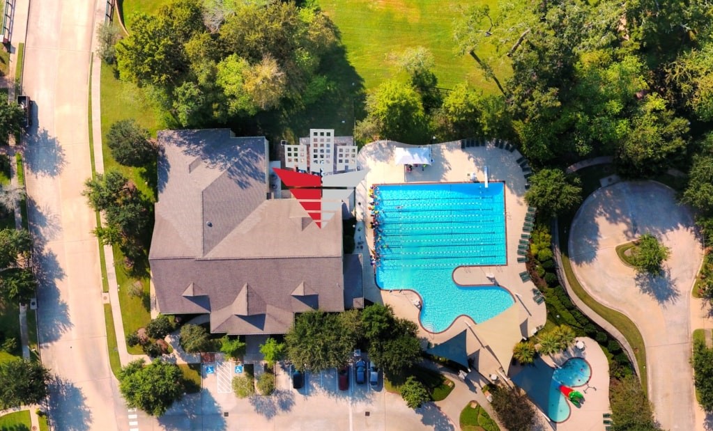 10950 Middle Rdg Drive Missouri City, TX 77459 - Photo 26 of 28 an aerial view of a house with outdoor space