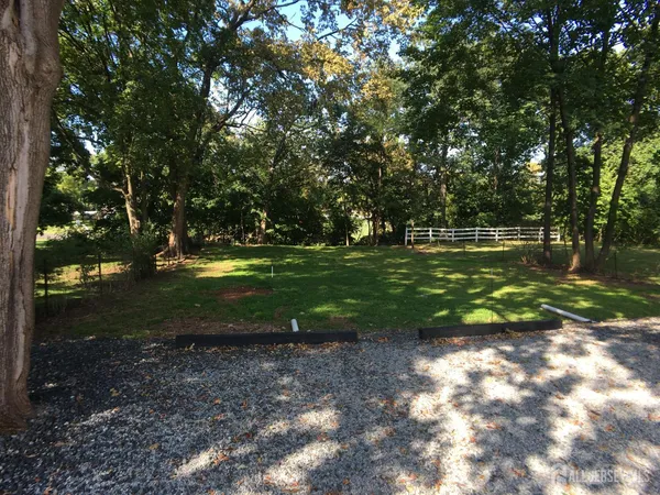 a backyard of a house