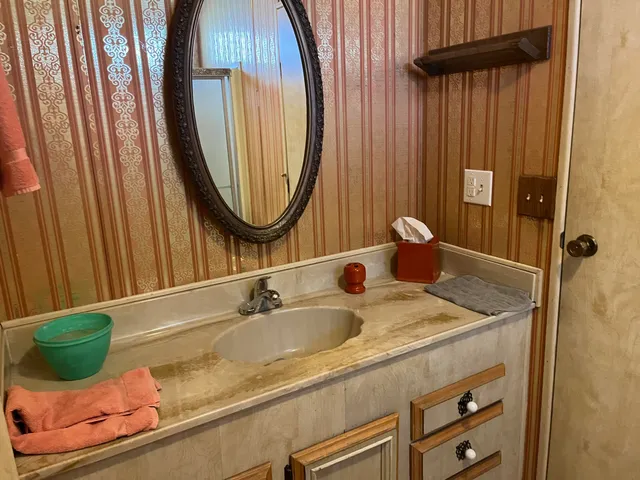 a view of a basketball court