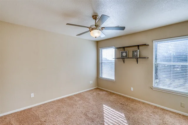 a view of a yard with an outdoor space