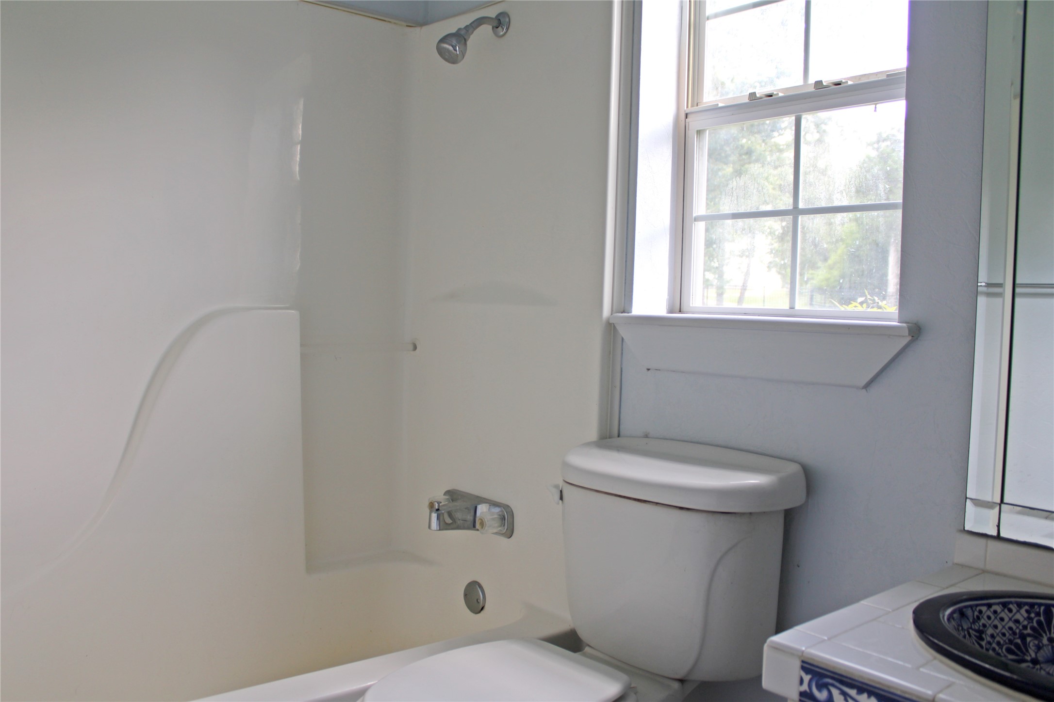 2042 Willow Springs Road Fayetteville, TX 78940 - Photo 14 of 42 a white toilet sitting next to a bathroom sink
