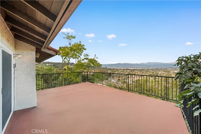a view of city and mountain