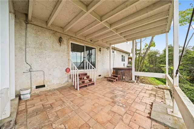 a view of city and mountain