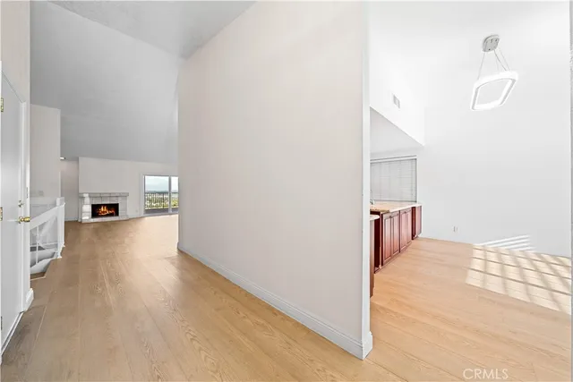 a view of a living room with furniture