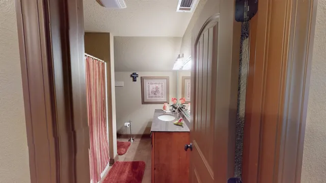 a very nice looking room with wooden floor