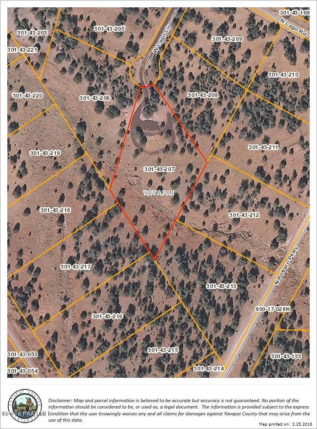 33395 Lago Road Seligman, AZ 86337 - Photo 4 of 6 Ross Lot 2755 BCCE ariel