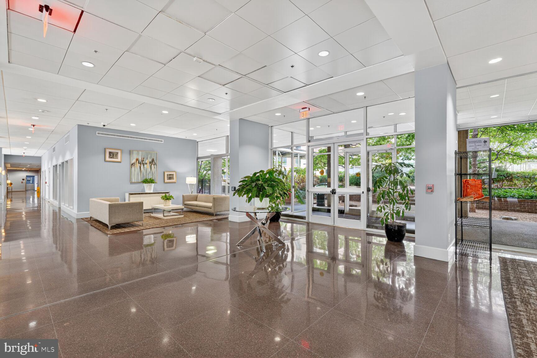 800 4th Street Southwest, Unit S221 Washington, DC 20024 - Photo 10 of 12 Modern lobby with natural light.