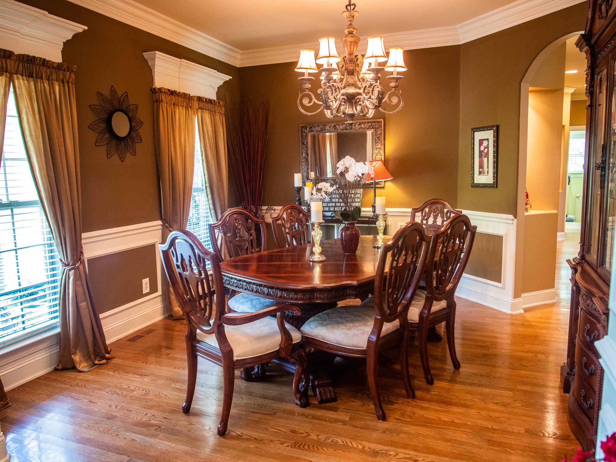 4205 Franklin Road Lebanon, TN 37090 - Photo 13 of 39 a view of a dining room with furniture window and wooden floor
