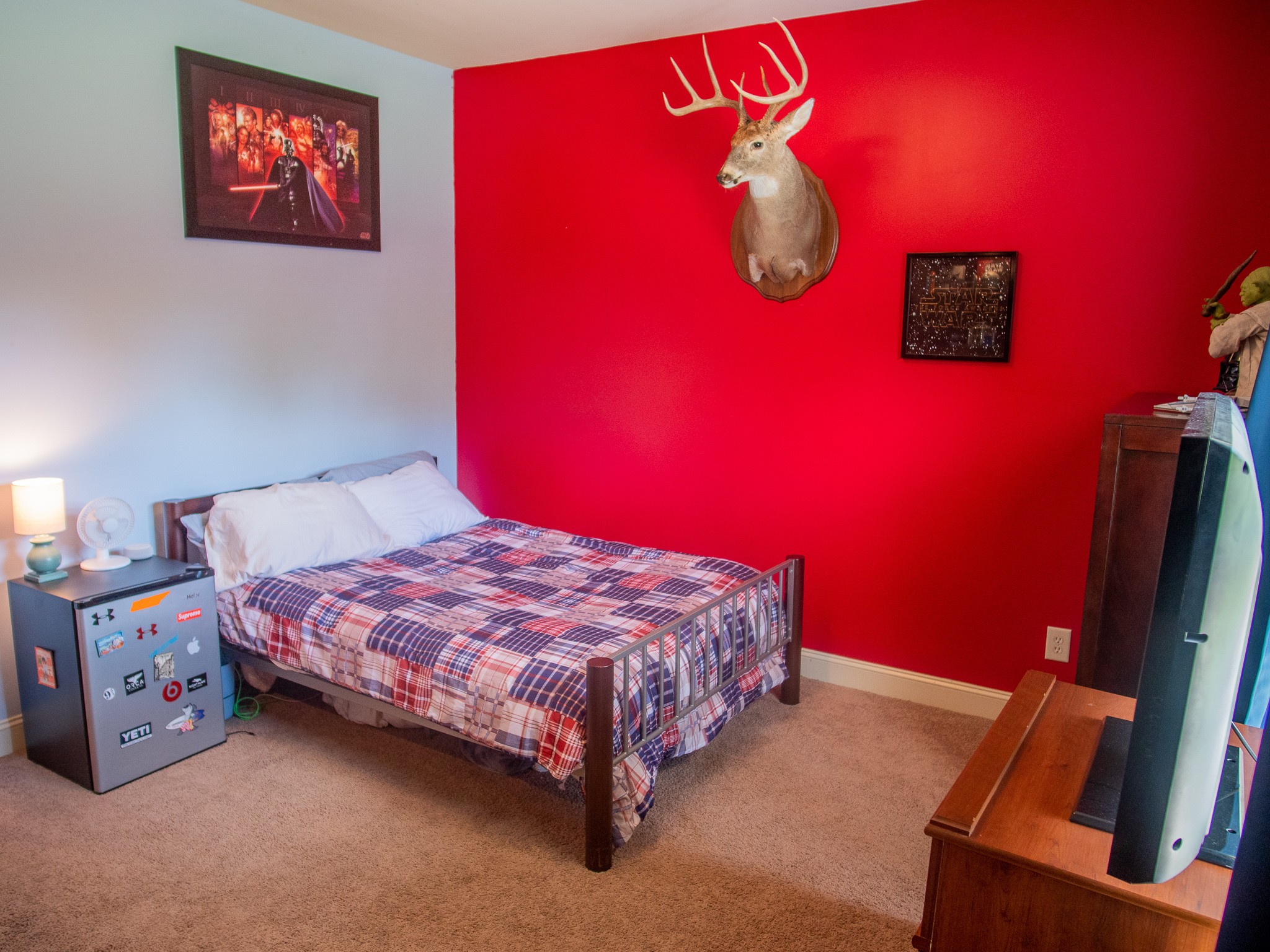4205 Franklin Road Lebanon, TN 37090 - Photo 17 of 39 a bedroom with a bed and a flat screen tv