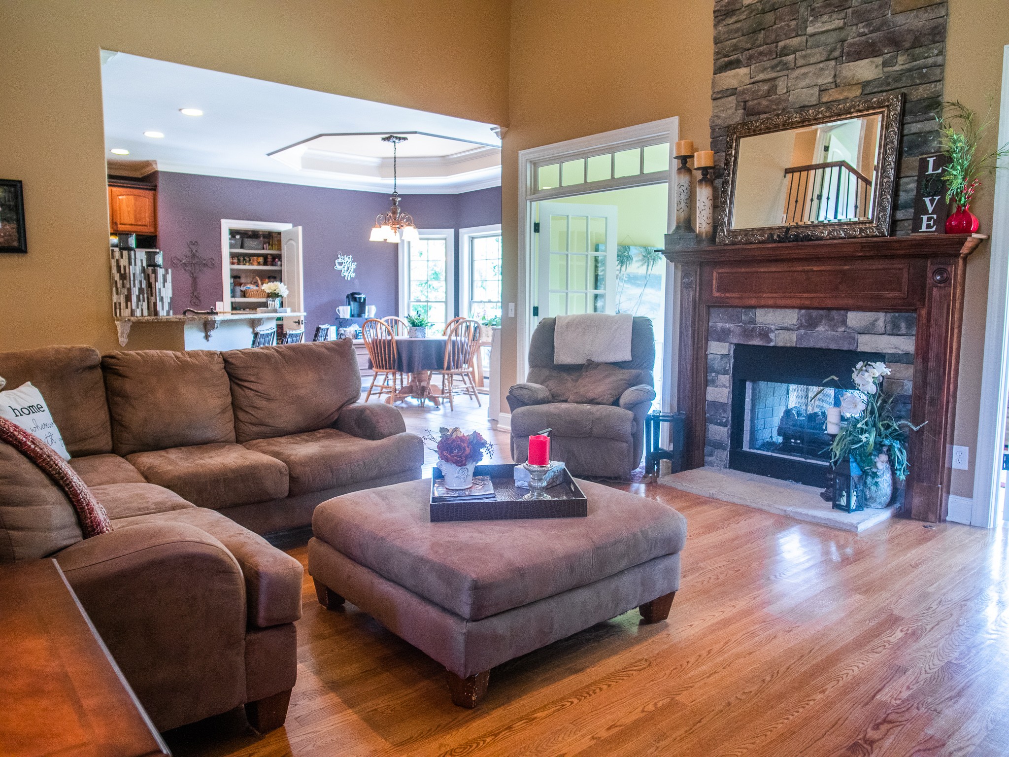 4205 Franklin Road Lebanon, TN 37090 - Photo 7 of 39 a living room with furniture and a fireplace