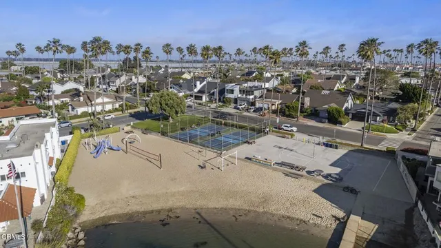 an aerial view of a city with lots of residential buildings