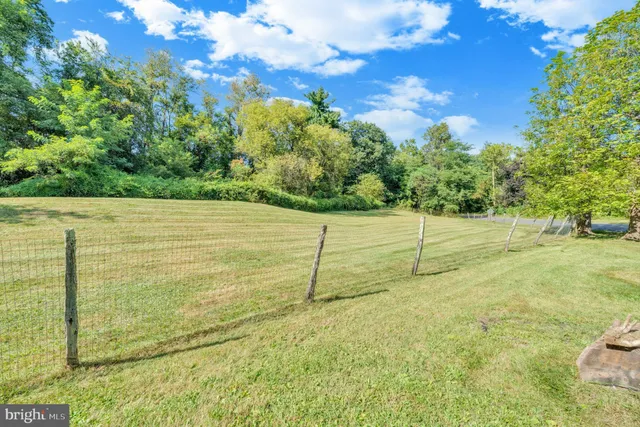 a view of an outdoor space and a yard