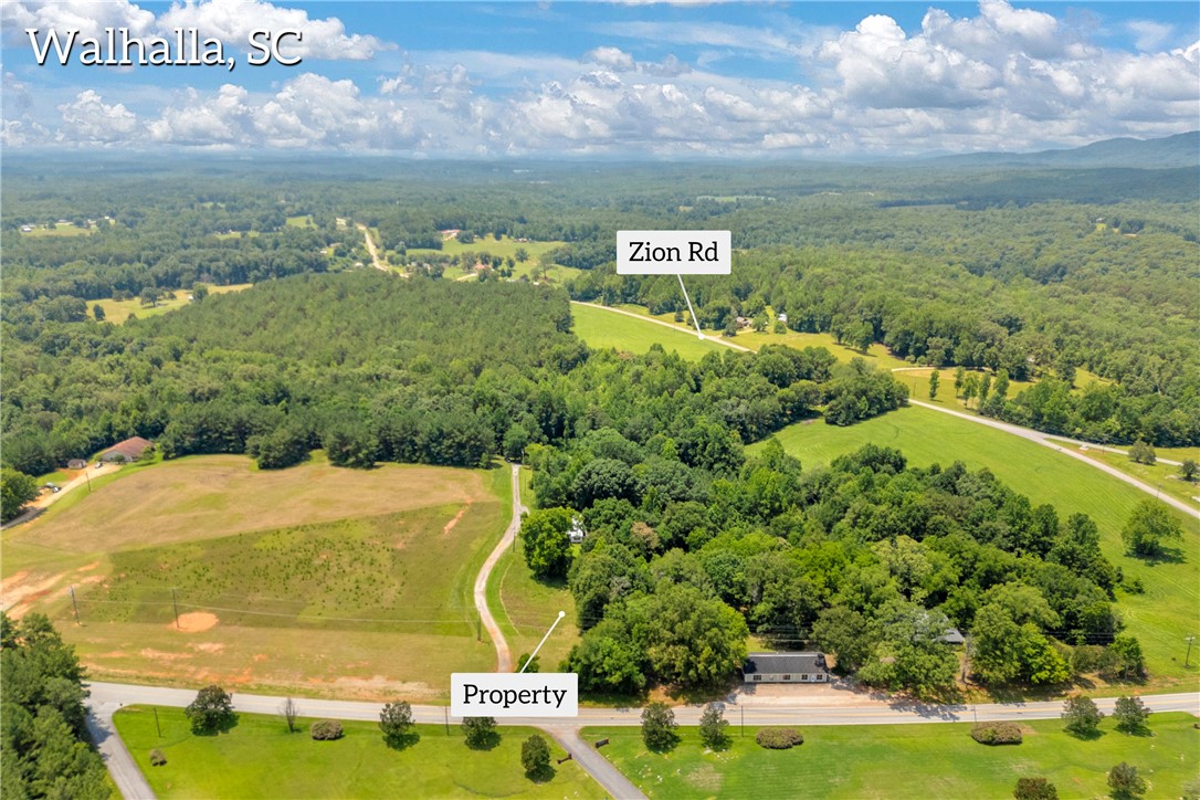 100 Newberry Road Walhalla, SC 29691 - Photo 7 of 13 Rolling hills and mature trees define this expansive property, offering a tranquil rural landscape.