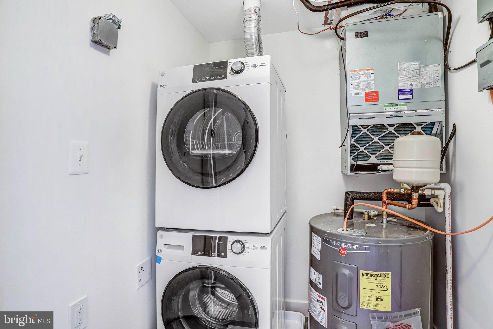 5221 F Street Southeast Washington, DC 20019 - Photo 25 of 63 a utility room with dryer and washer