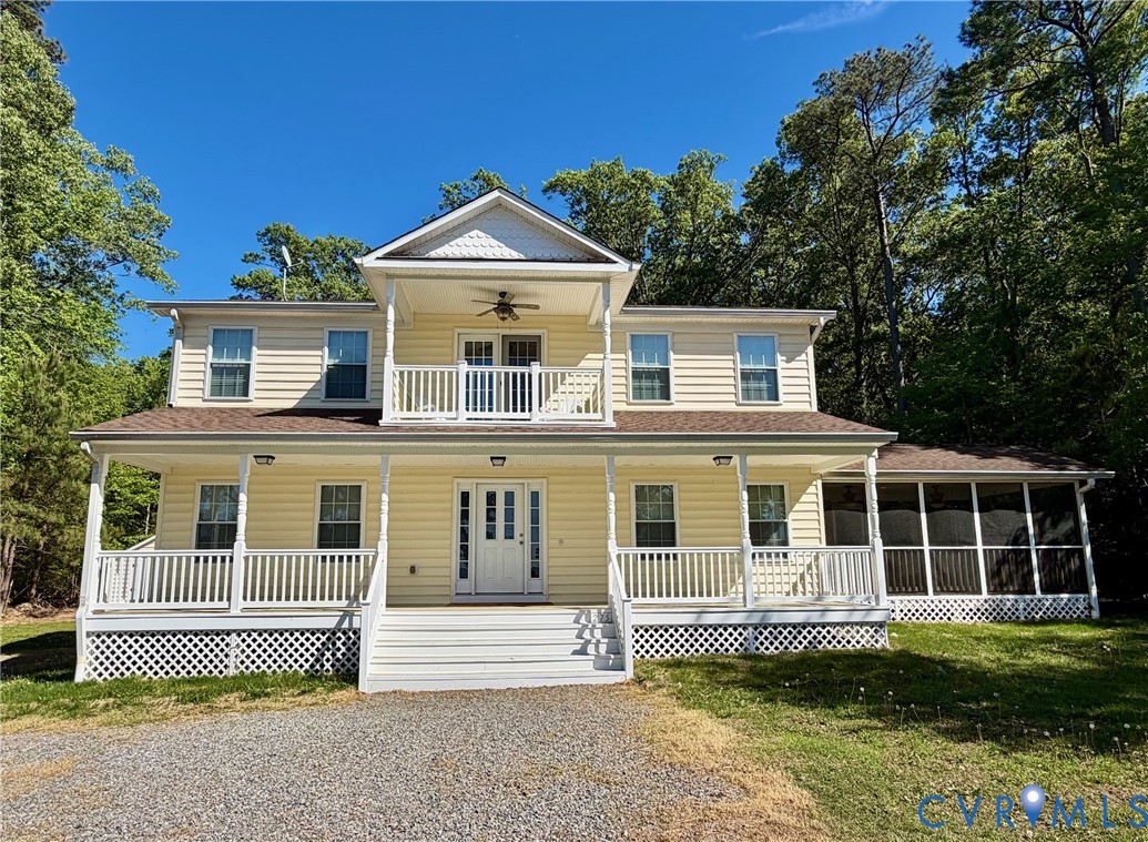 275 Granny's Bar Road Hague, VA 22469 - Photo 2 of 53 front view of a house with a yard
