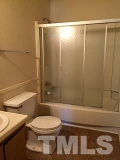 4541 Hargrove Road, Unit AD Raleigh, NC 27604 - Photo 10 of 22 a bathroom with a toilet and a shower