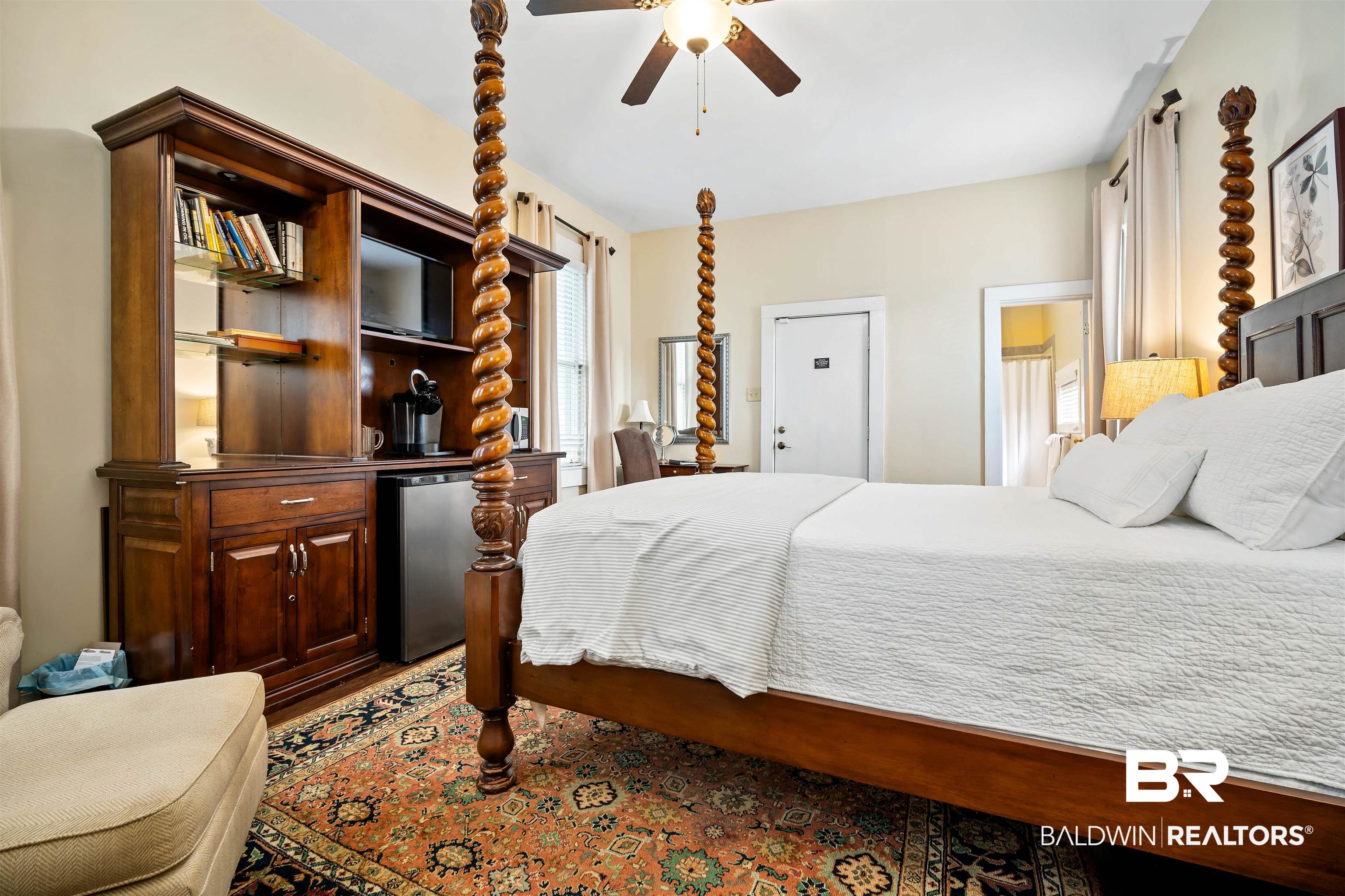1314 Dauphin Street Mobile, AL 36604 - Photo 53 of 61 Bedroom with ceiling fan and wood-type flooring