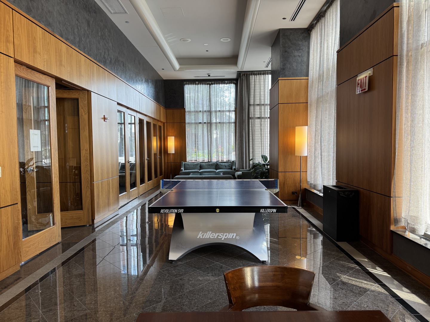 420 East Waterside Drive, Unit 4010 Chicago, IL 60601 - Photo 29 of 39 a living room with furniture fireplace and windows