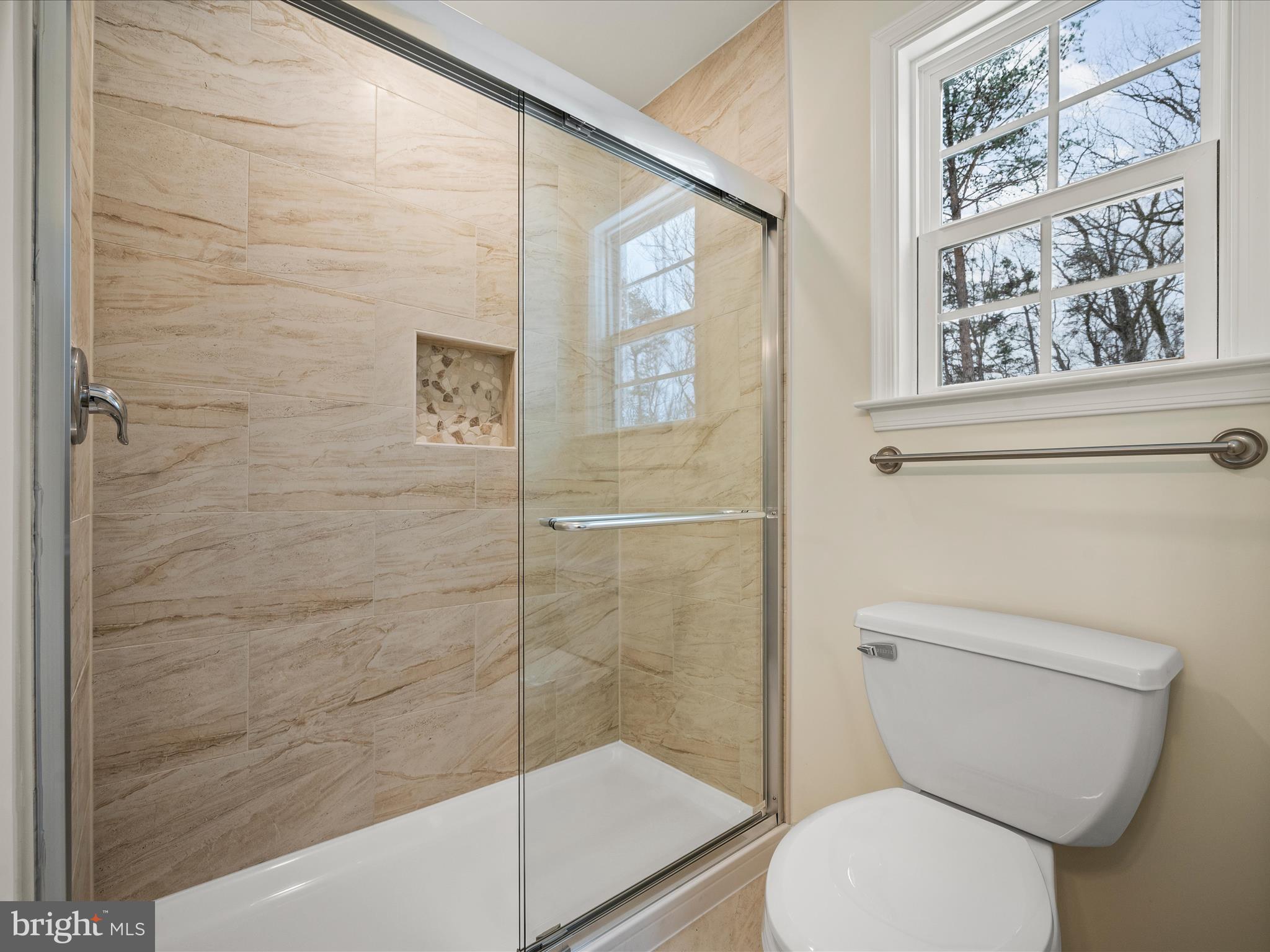 477 North Timber Ridge Road Cross Junction, VA 22625 - Photo 21 of 42 a bathroom with a toilet and a shower