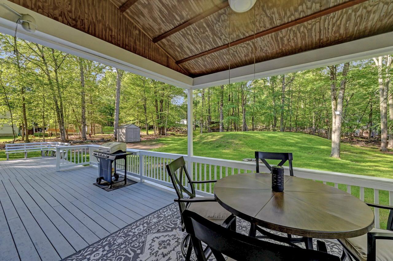 531 Chancellor Road East Stroudsburg, PA 18302 - Photo 55 of 61 Covered Back Deck