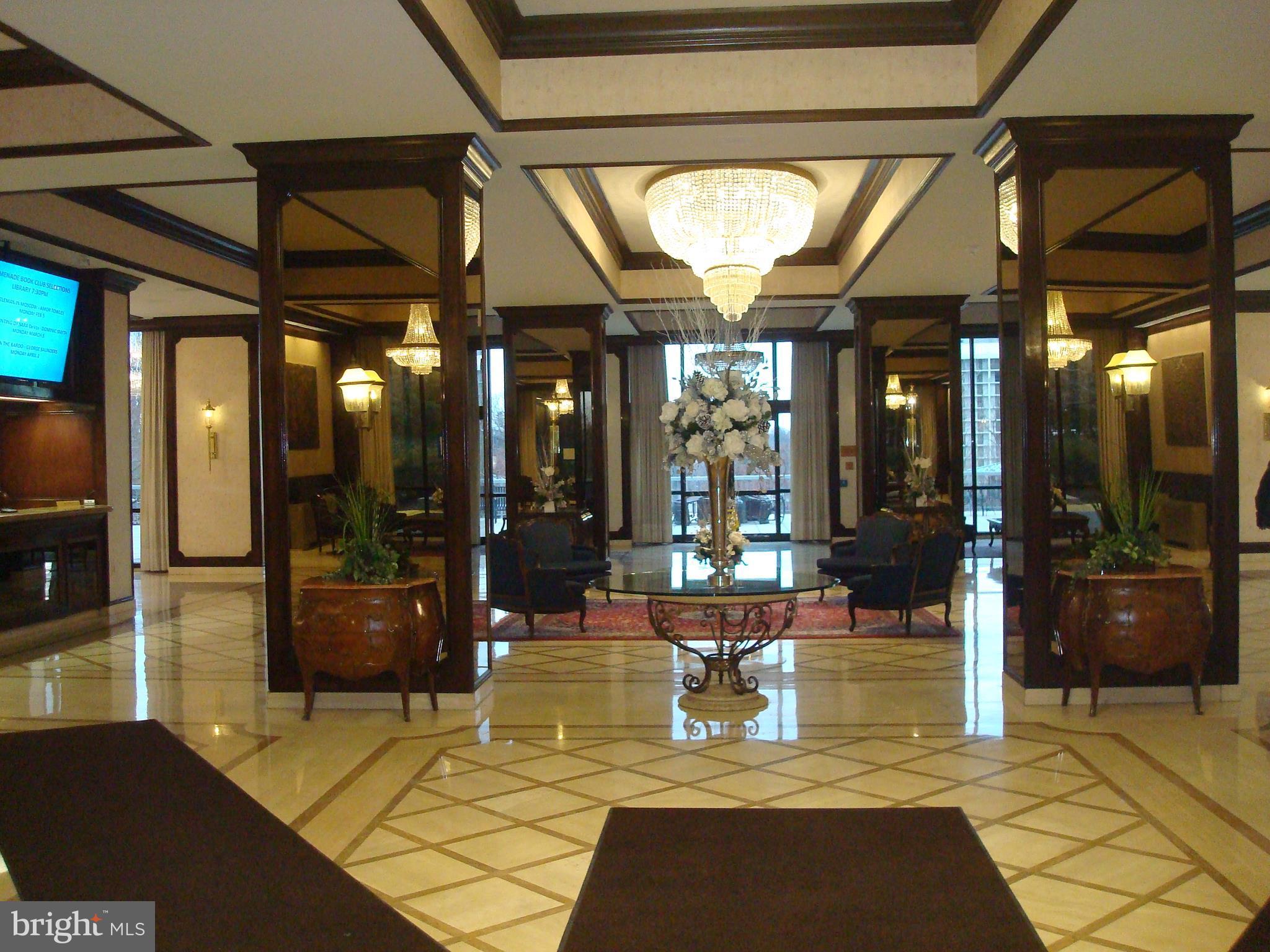 5225 Pooks Hill Road, Unit 710N Bethesda, MD 20814 - Photo 27 of 28 Beautiful lobby!