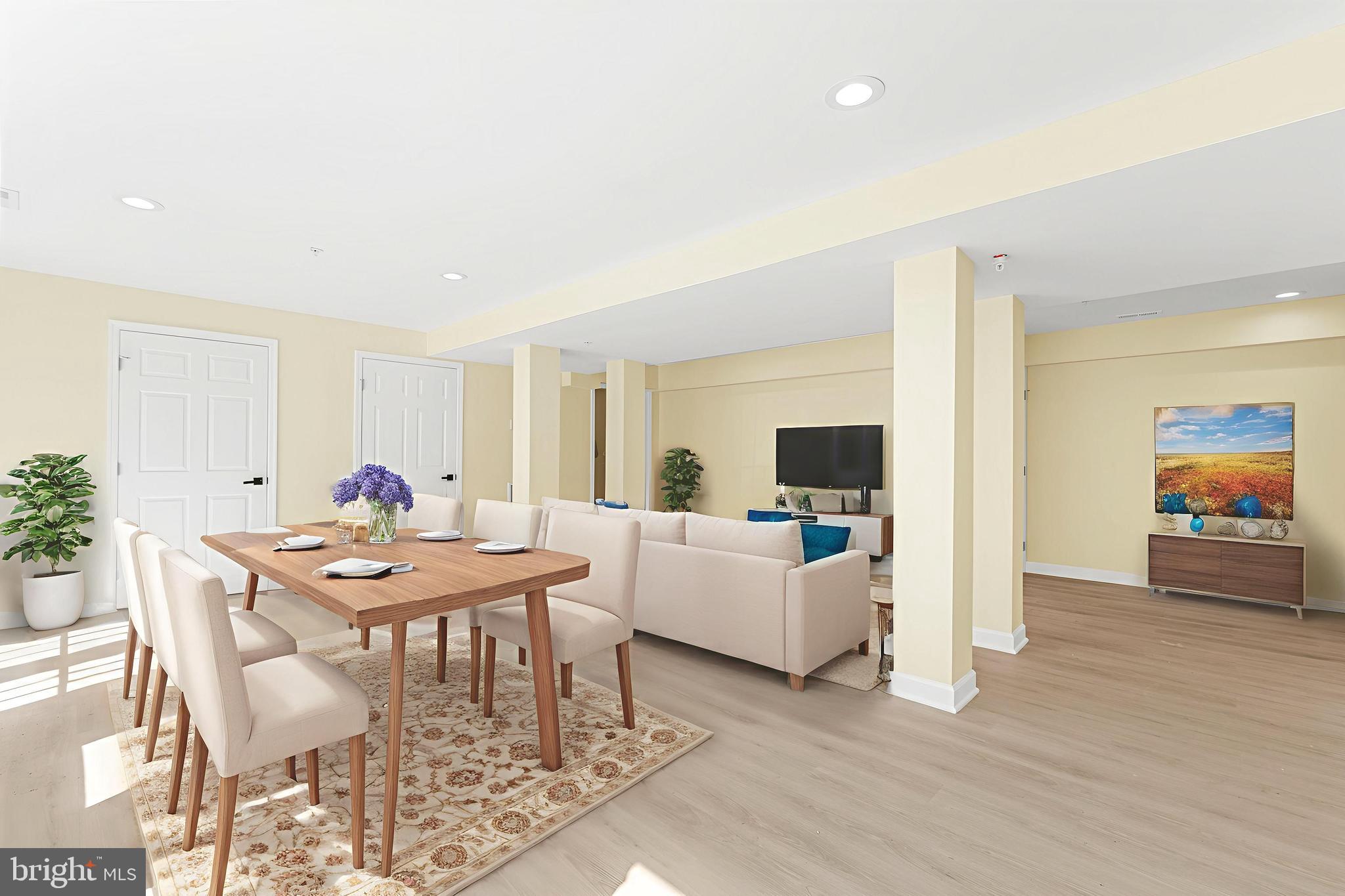 1349 Yorktown Road Annapolis, MD 21409 - Photo 14 of 35 a view of a dining room with furniture and wooden floor