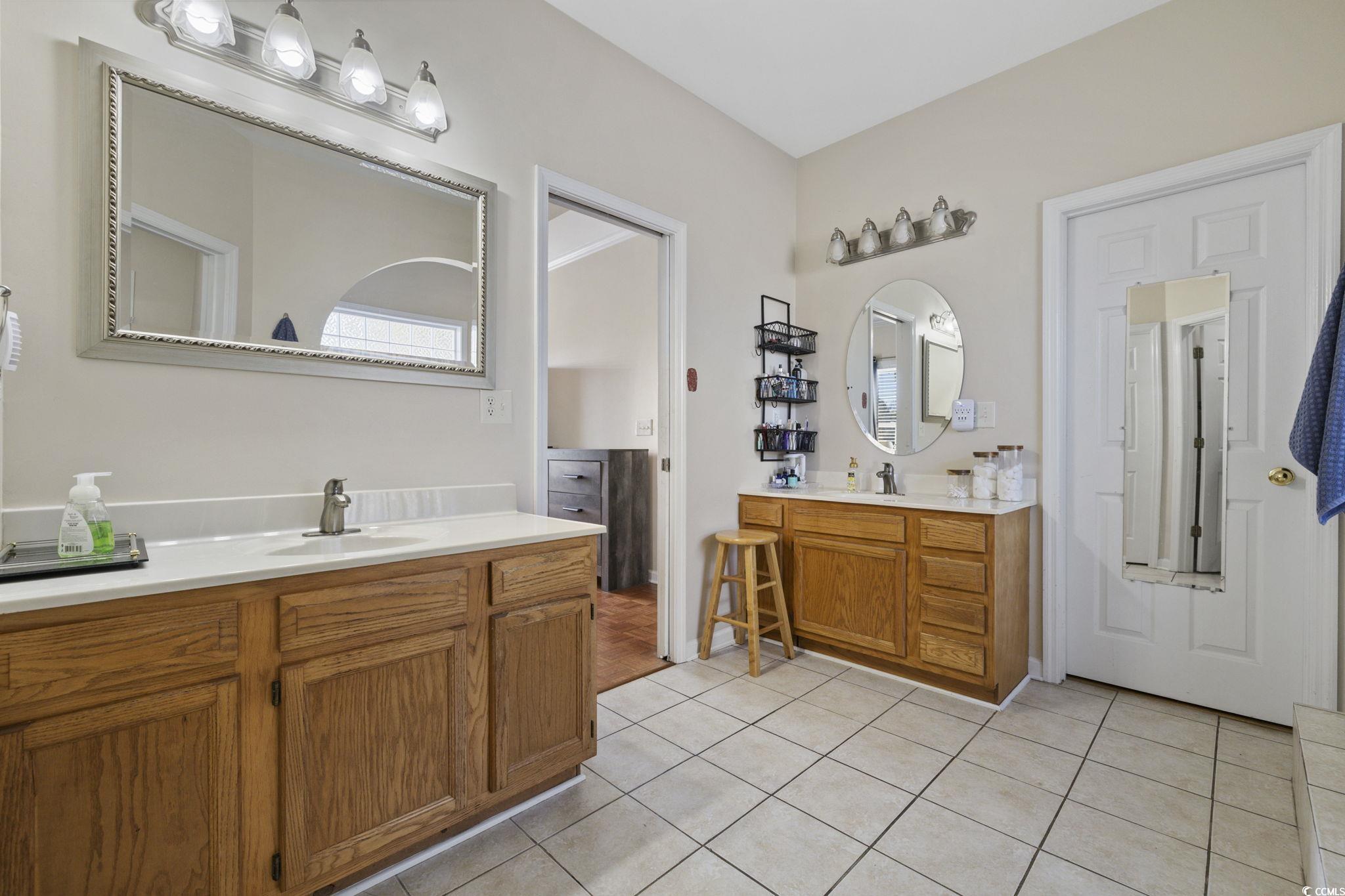 1109 Dunn Short Cut Road Conway, SC 29527 - Photo 26 of 37 Bathroom with tile patterned floors and vanity