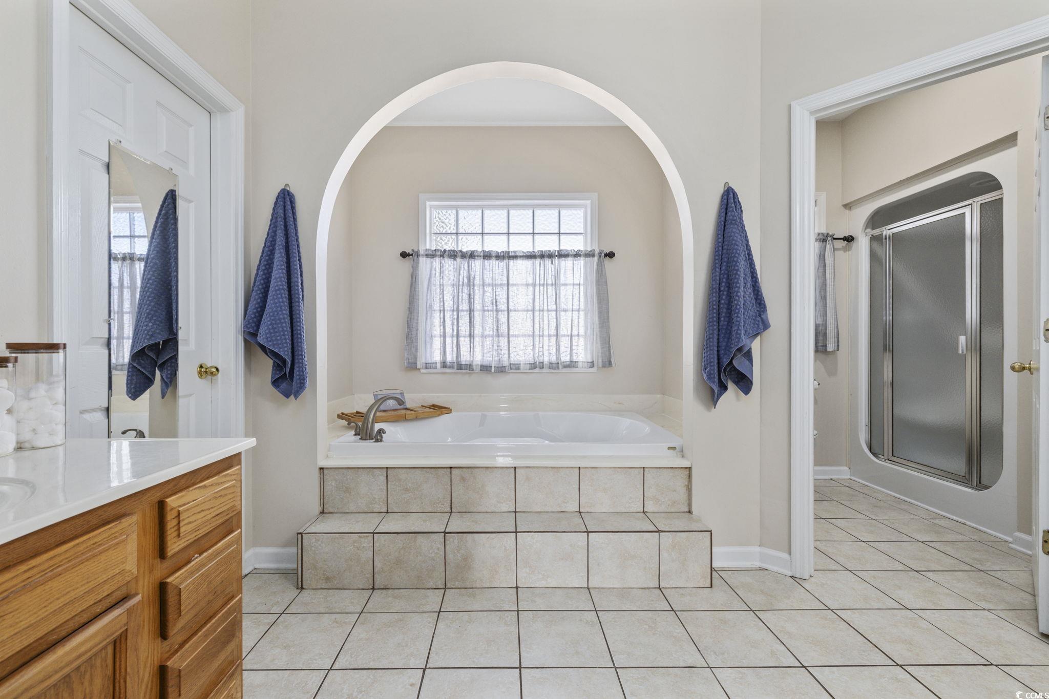 1109 Dunn Short Cut Road Conway, SC 29527 - Photo 27 of 37 Bathroom featuring vanity, tile patterned floors,