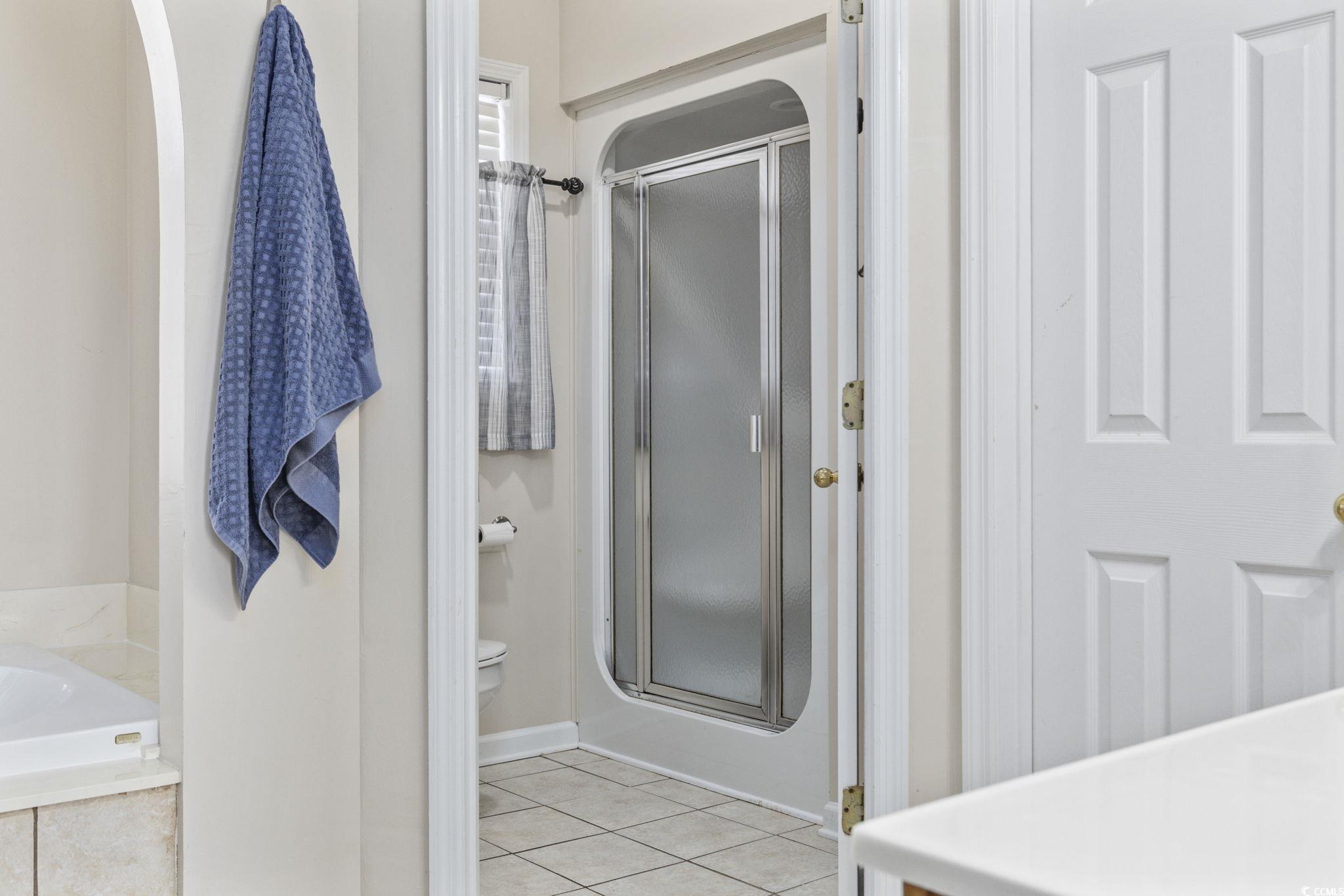 1109 Dunn Short Cut Road Conway, SC 29527 - Photo 28 of 37 Bathroom with plus walk in shower, tile patterned