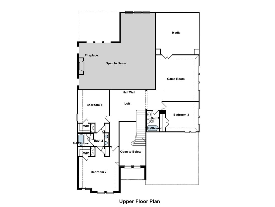 1412 Paxton Lane Georgetown, TX 78633 - Photo 14 of 14 a picture of a floor plan