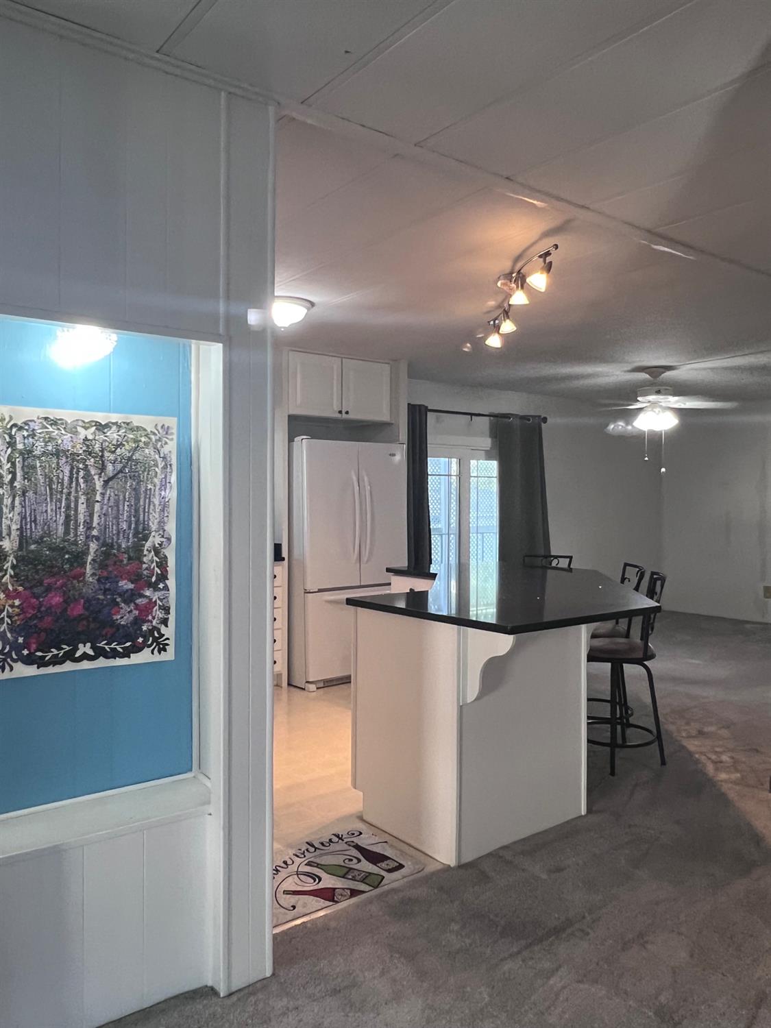 3913 Waimea Lane Modesto, CA 95355 - Photo 19 of 32 a view of a kitchen with refrigerator and furniture