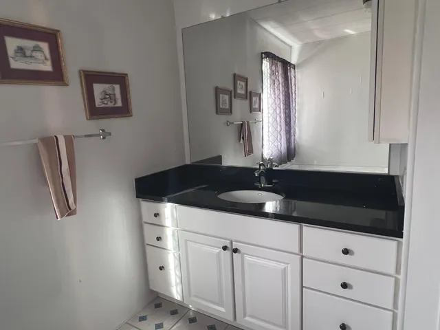 a view of outdoor space and deck