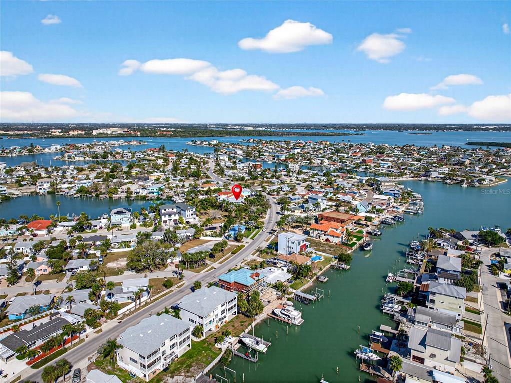 410 140th Avenue East Madeira Beach, FL 33708 - Photo 75 of 77 an aerial view of a city