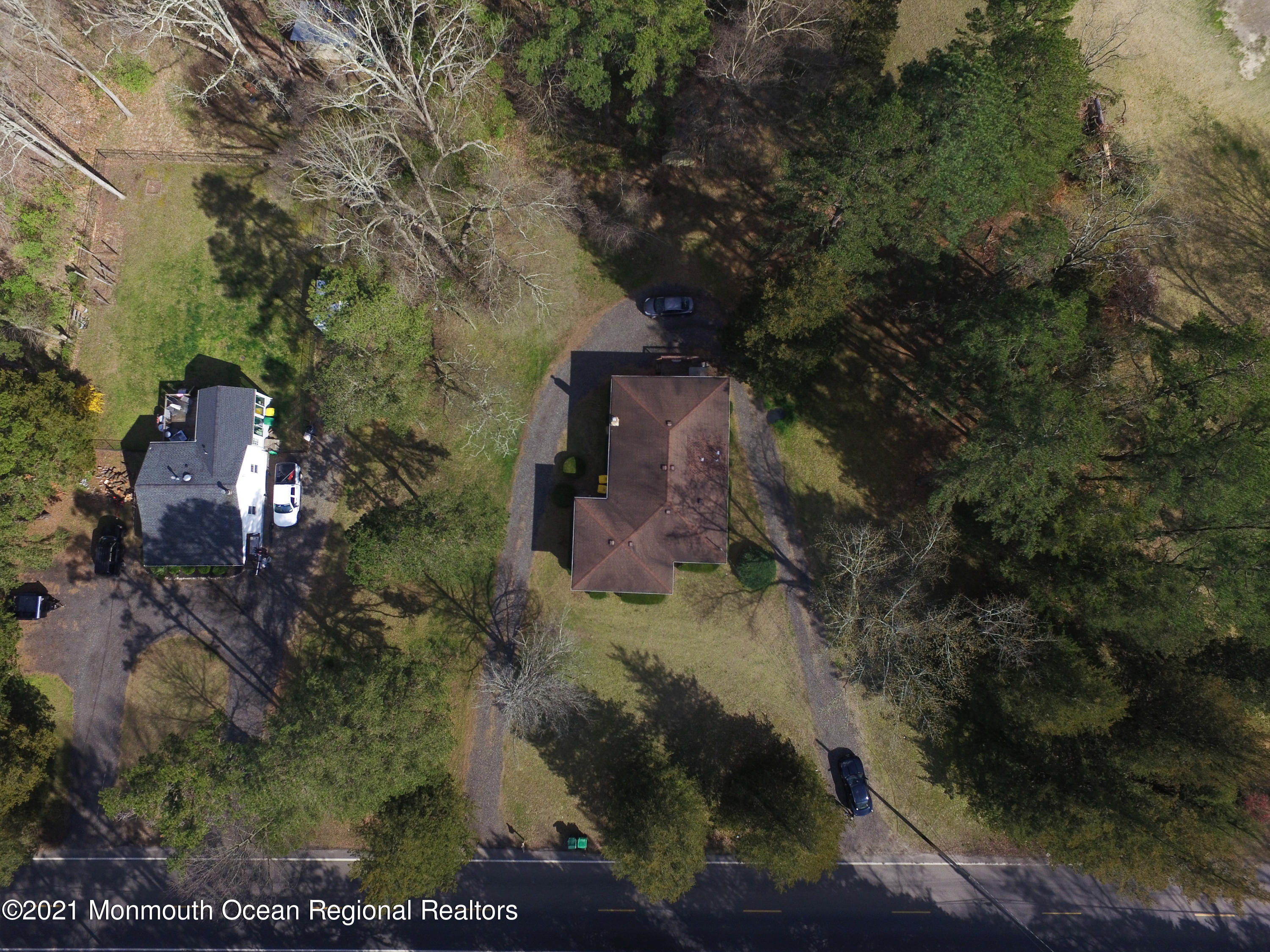 360 East Millstream Road Cream Ridge, NJ 08514 - Photo 7 of 9 an aerial view of residential house with outdoor space