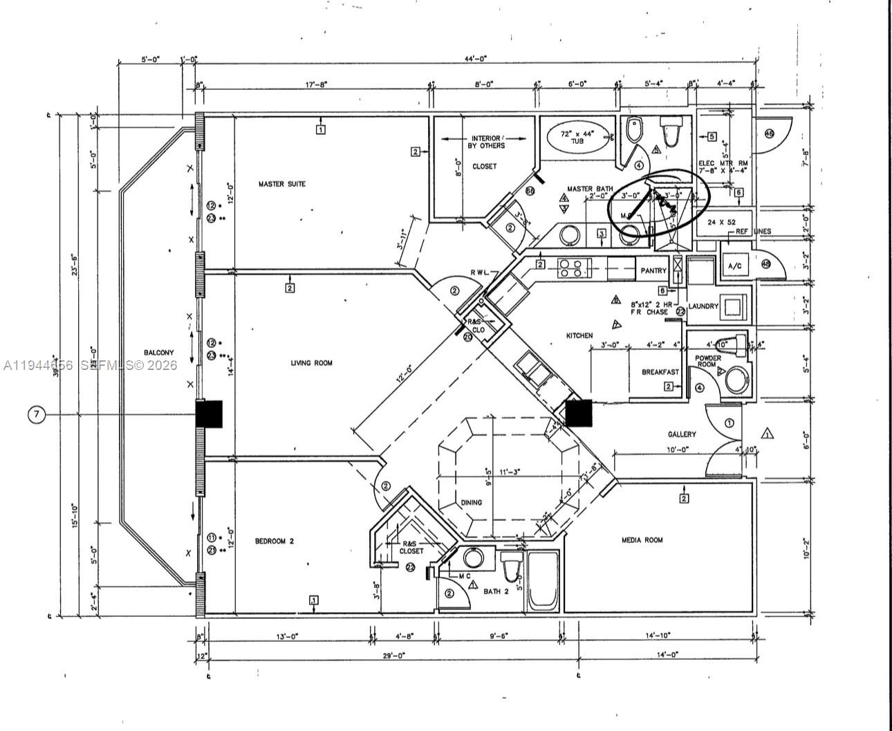 8925 Collins Avenue, Unit 9F Surfside, FL 33154 - Photo 73 of 73 a black and white photo of a living room