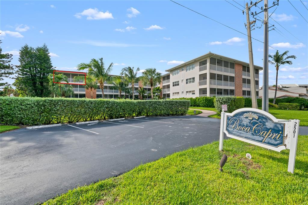 2501 South Ocean Boulevard, Unit 301 Boca Raton, FL 33432 - Photo 32 of 32 a view of a garden with a house