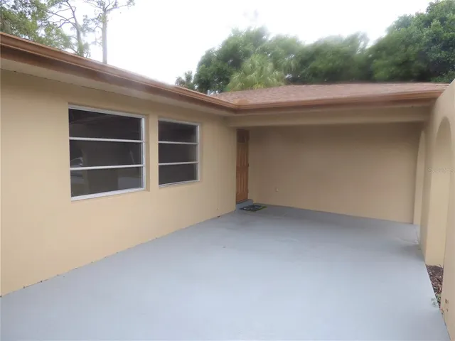 a view of backyard and window